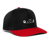 SCOMBOO Snapback - Sonnenschutz mit Stil - black/red