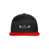 SCOMBOO Snapback - Sonnenschutz mit Stil - black/red