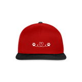 SCOMBOO Snapback - Sonnenschutz mit Stil - red/black