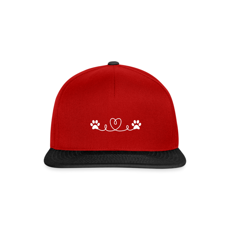 SCOMBOO Snapback - Sonnenschutz mit Stil - red/black