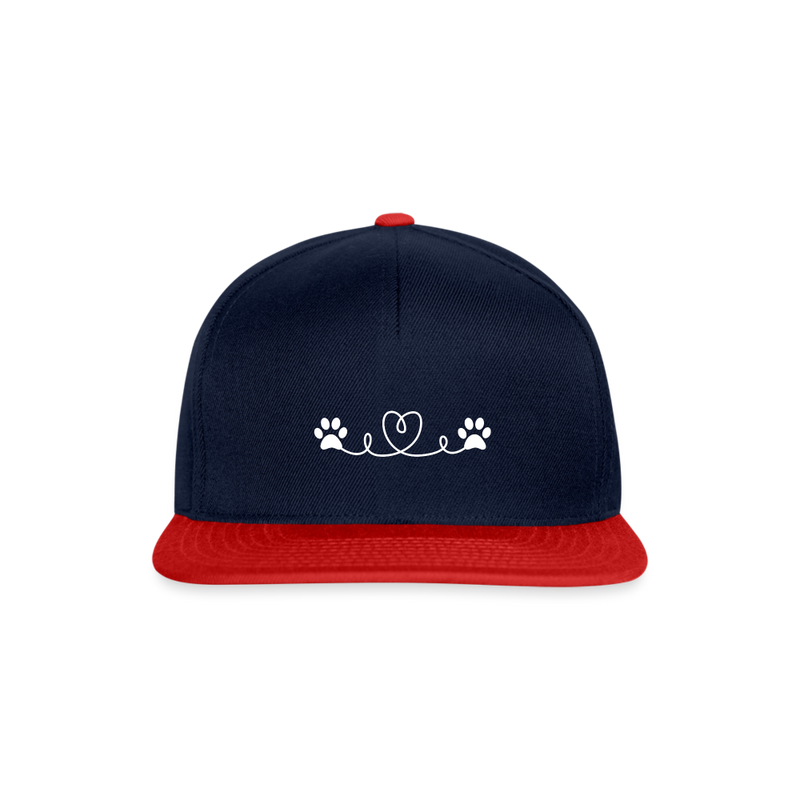 SCOMBOO Snapback - Sonnenschutz mit Stil - navy/red