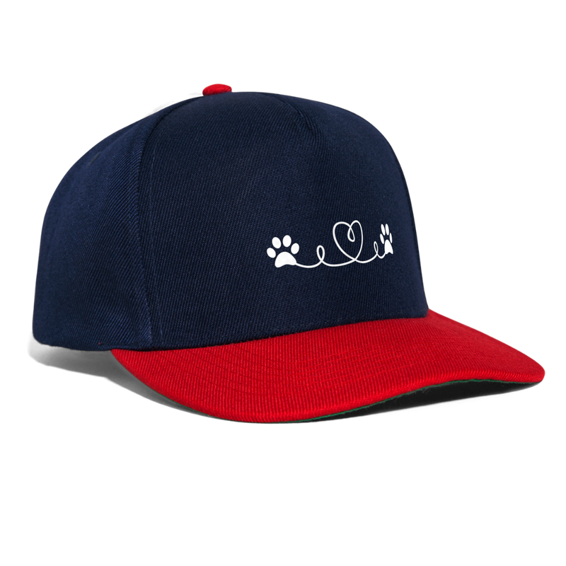 SCOMBOO Snapback - Sonnenschutz mit Stil - navy/red