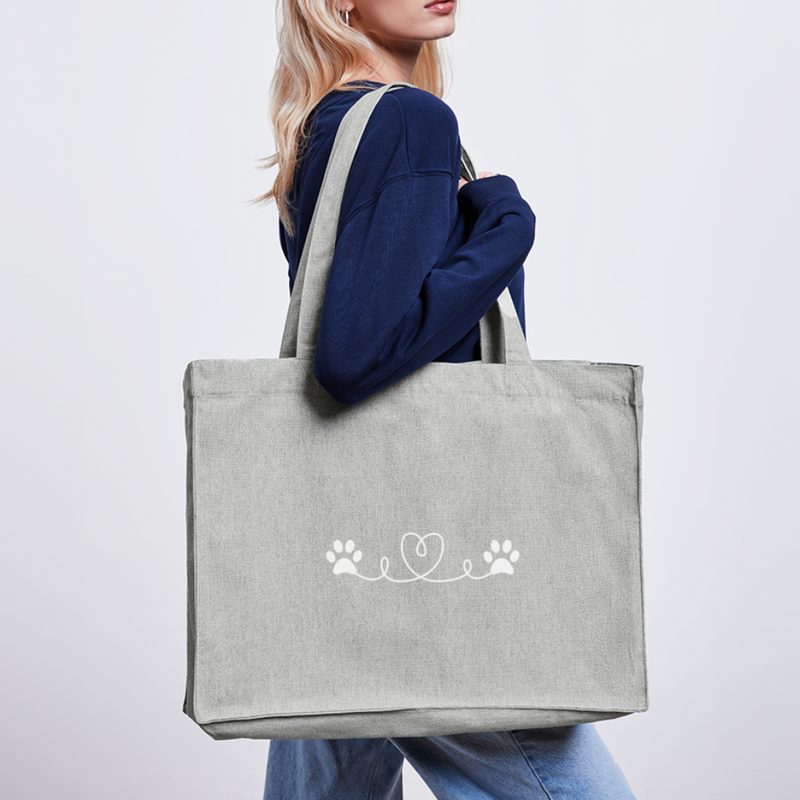 SCOMBOO ShoppingBag - Für alles, was dir lieb ist - heather grey