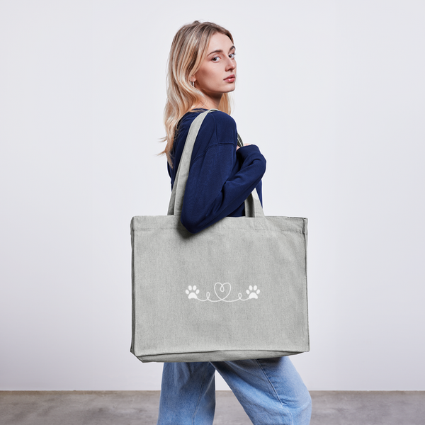 SCOMBOO ShoppingBag - Für alles, was dir lieb ist - heather grey