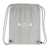 SCOMBOO GymBag - Pack's an, halt dich fit! - heather grey