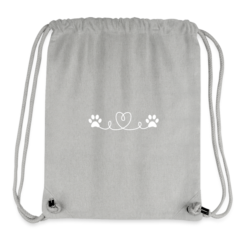 SCOMBOO GymBag - Pack's an, halt dich fit! - heather grey